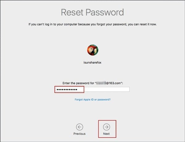 nhập mật khẩu apple ID trước khi đổi mật khẩu mới
