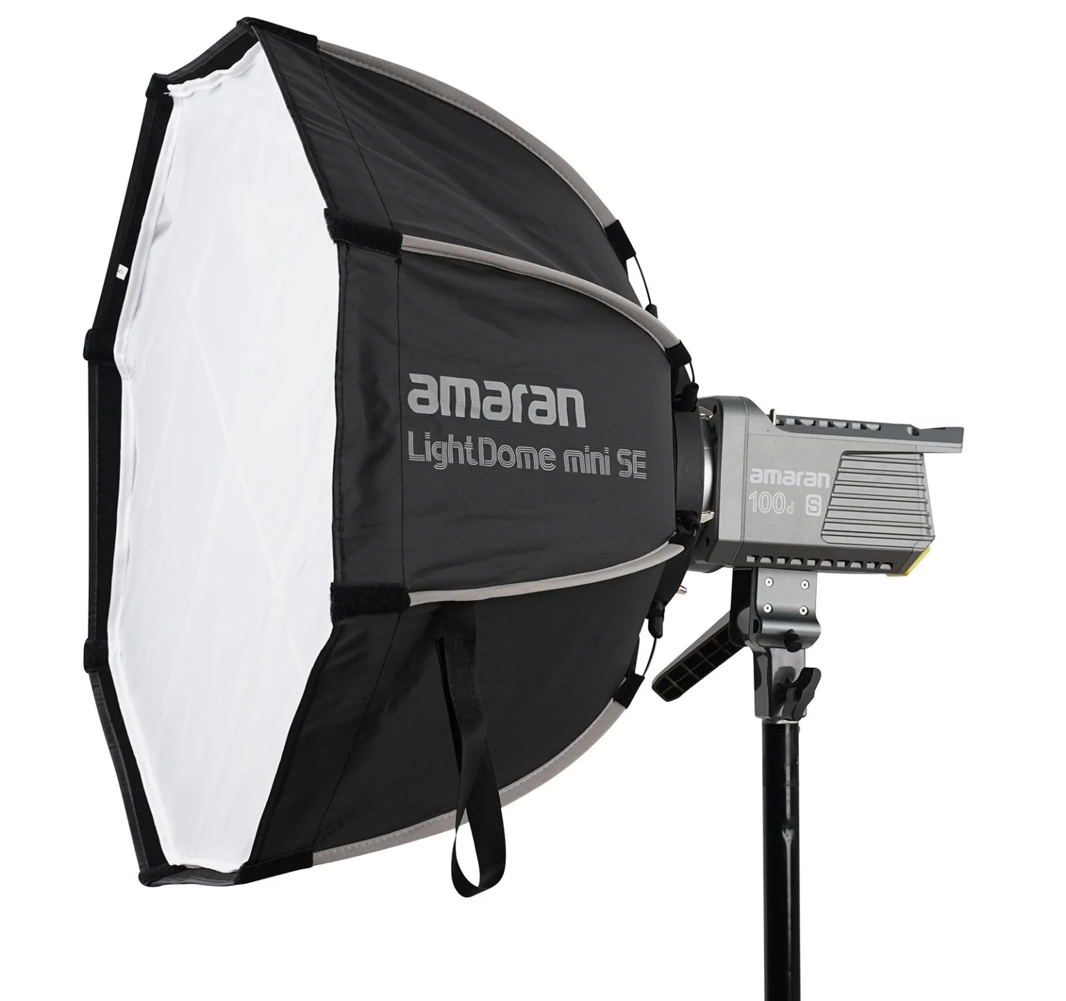 Aputure amaran Light Dome Mini SE là bộ điều chỉnh ánh sáng octabox amaran Bowens Mount đầu tiên