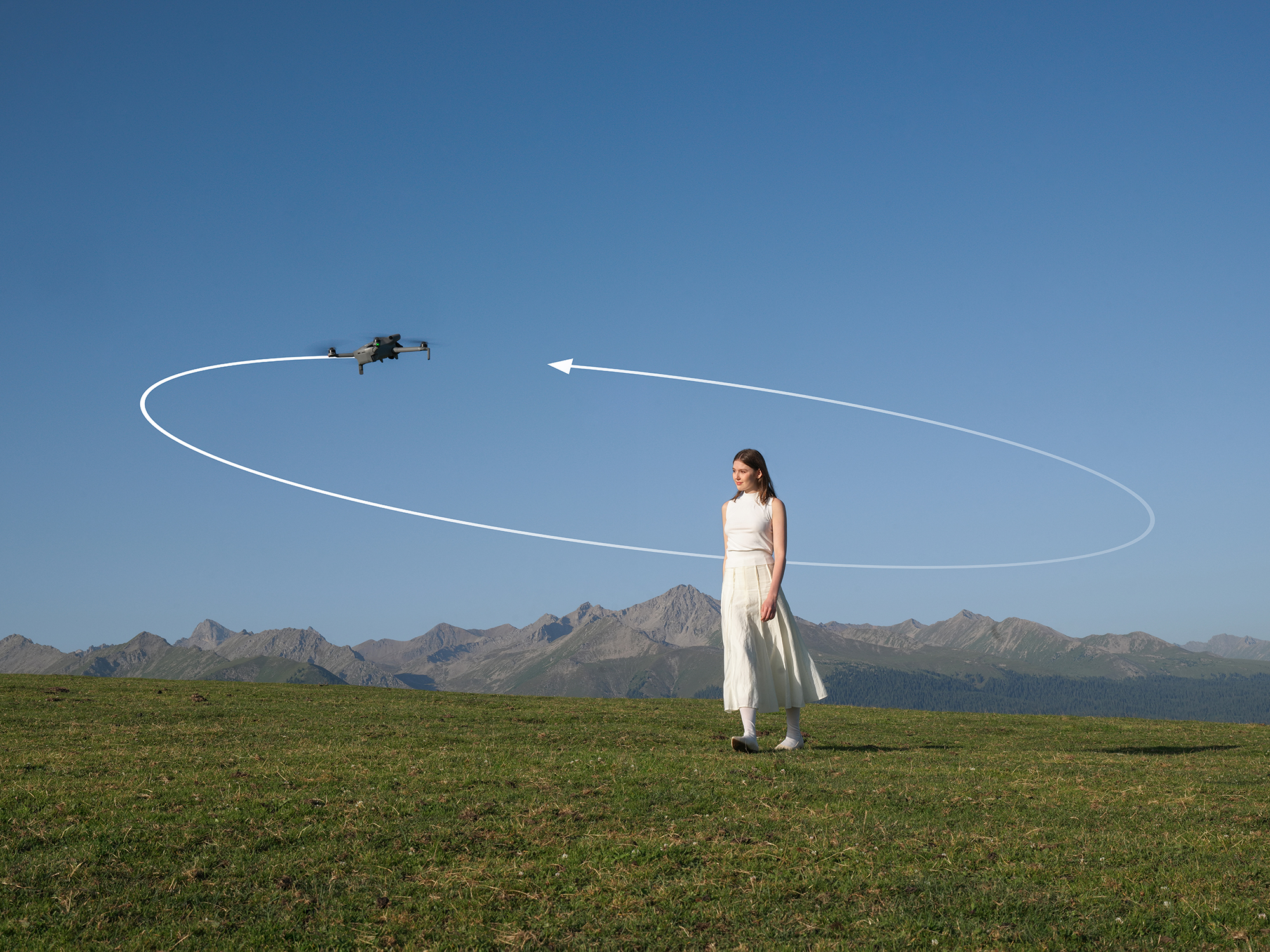 DJI 5 Pro hỗ trợ góc xoay 225 độ