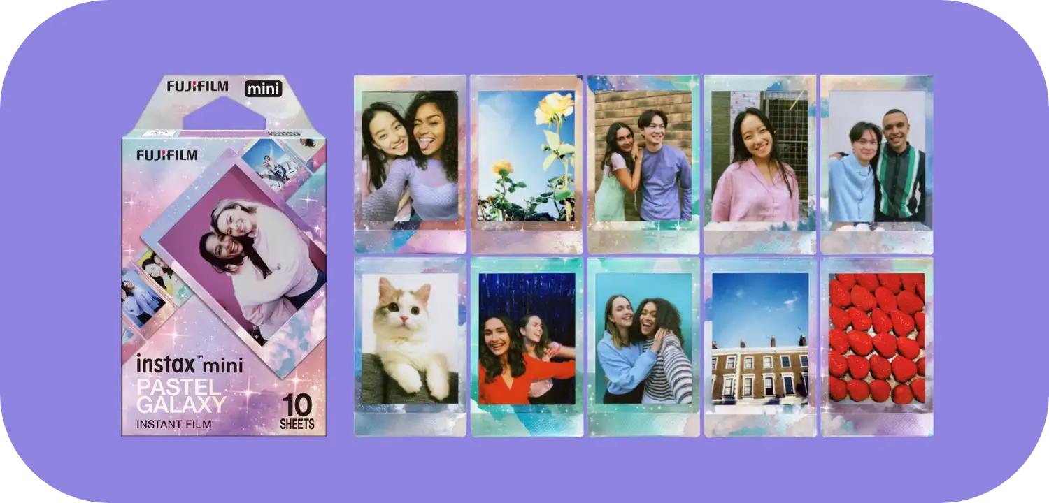 Fujifilm ra mắt film Instax Mini Pastel Galaxy