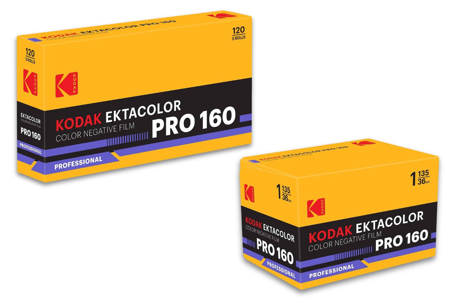 Ektacolor Pro 160 có hạt siêu mịn, dải sáng rộng