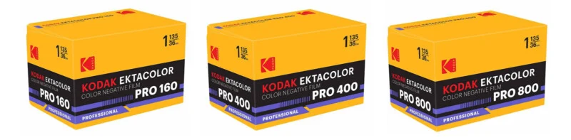Kodak Ektacolor Pro được ra mắt với 2 định dạng