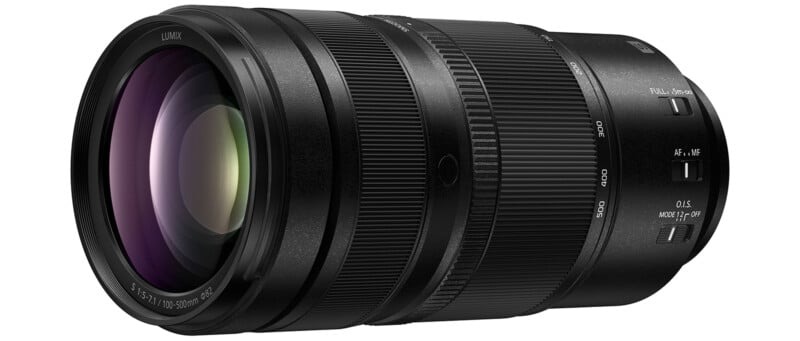 Ống kính Lumix S 100-500mm f/5-7.1 OIS có cấu tạo quang học ấn tượng