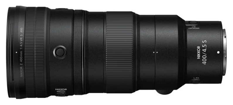Nikkor Z 400mm f/4.5 VR S có kích thước nhỏ gọn, trọng lượng nhẹ