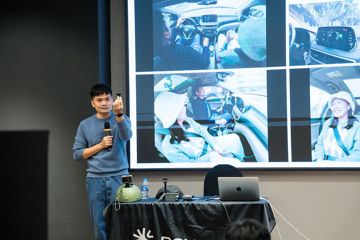 Hình ảnh kỷ niệm về buổi workshop action camera