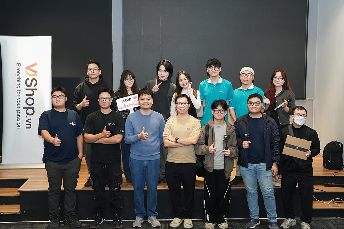 Hình ảnh kỷ niệm tại workshop