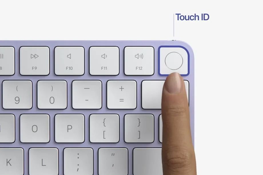 Tích hợp các thiết kế thông minh Touch ID