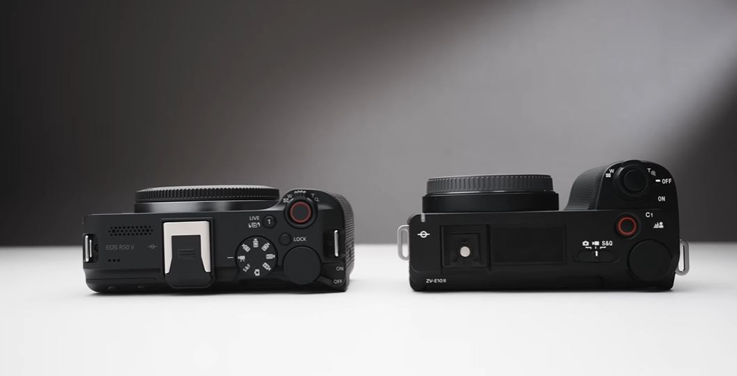 R50V có grip khá nông hơn ZV-E10 II