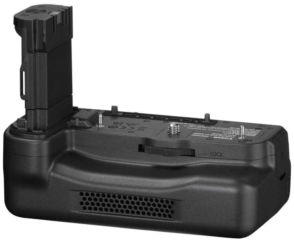 EOS R5 II hỗ trợ gắn thêm tay cầm quạt CF-R20RP