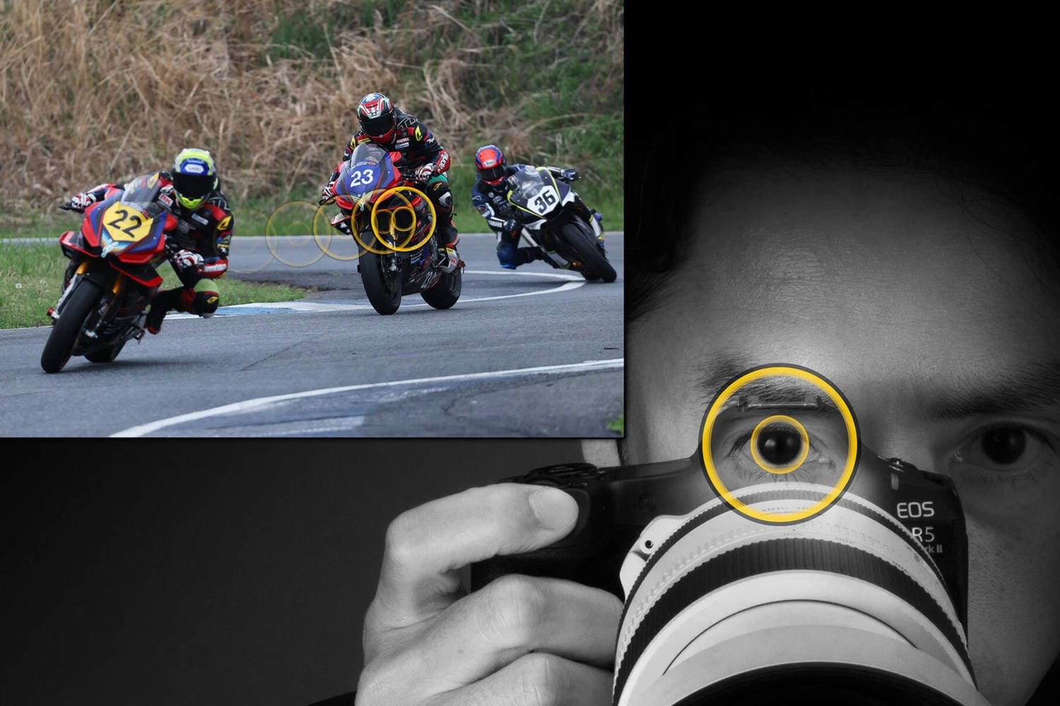 R5 II sở hữu chế độ lấy nét ưu tiên hành động