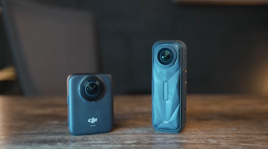 So sánh DJI Osmo 360 vs Insta360 X5: Kích thước và trọng lượng