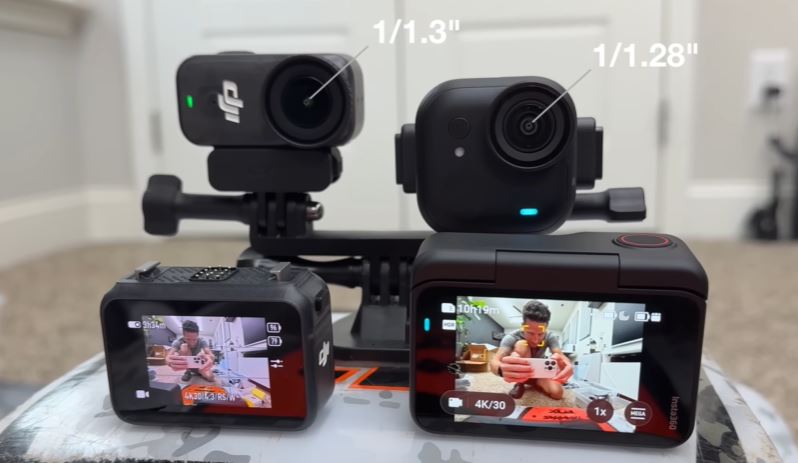 So sánh DJI Osmo Nano vs Insta360 Go Ultra: Cảm biến