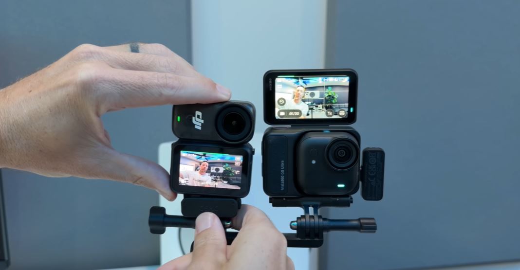  Insta360 Go Ultra được trang bị màn hình lật kích thước lớn