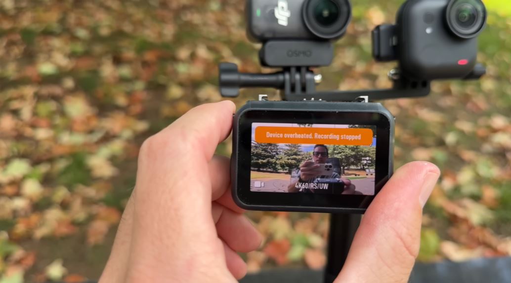 DJI Osmo Nano và Insta360 Go Ultra đều gặp vấn đề về quá nhiệt