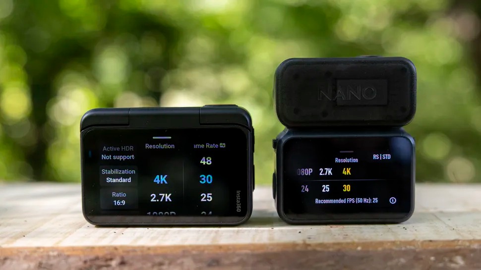 So sánh DJI Osmo Nano vs Insta360 Go Ultra: Pin và thời lượng hoạt động