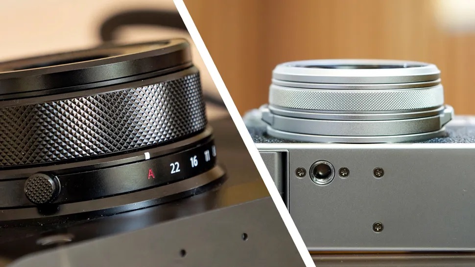 Fujifilm GFX100RF vs Fujifilm X100VI về ống kính