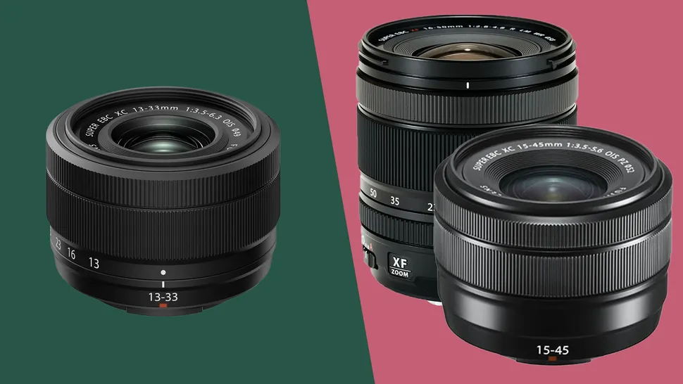 So sánh X-T30 III vs X-T50: Ống kính kit