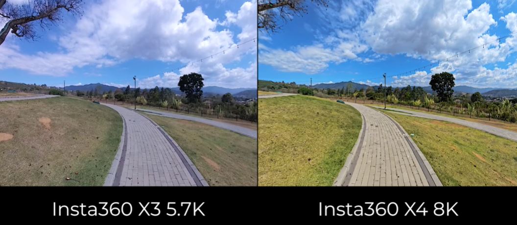 Insta360 X4 vs X3 đều có cảm biến là 1/1,2 inch
