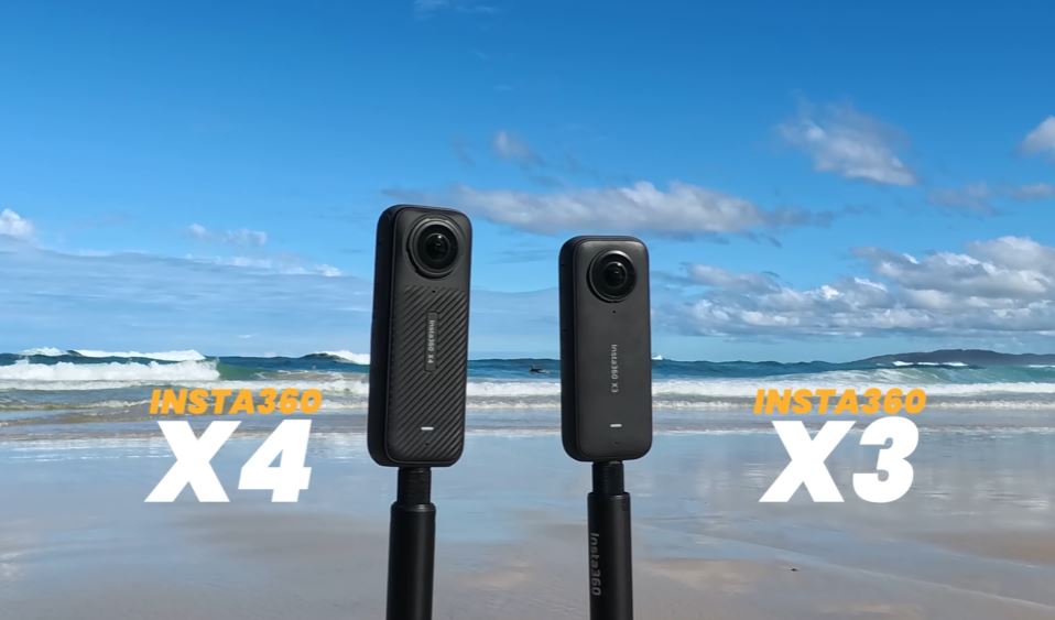 Kích thước và trọng lượng của Insta360 X4 và Insta360 X3