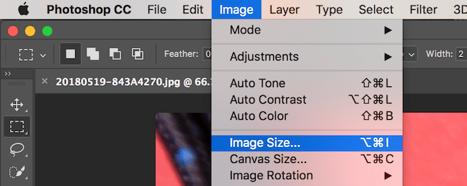 Điều chỉnh kích thước hình ảnh Image Size trong Photoshop