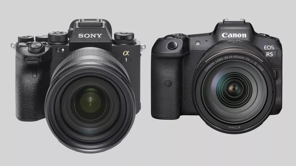 Canon EOS R5 có độ nhạy sáng ISO tốt hơn Sony A1