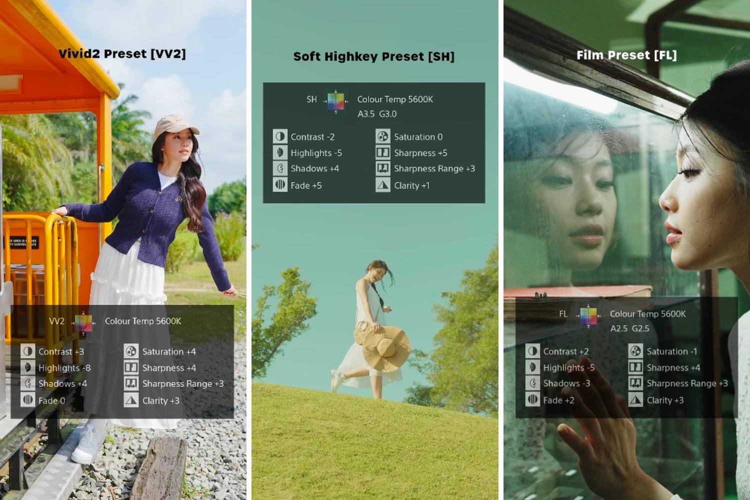 Sony Creative Look là tính năng tối ưu màu ảnh trên máy Sony