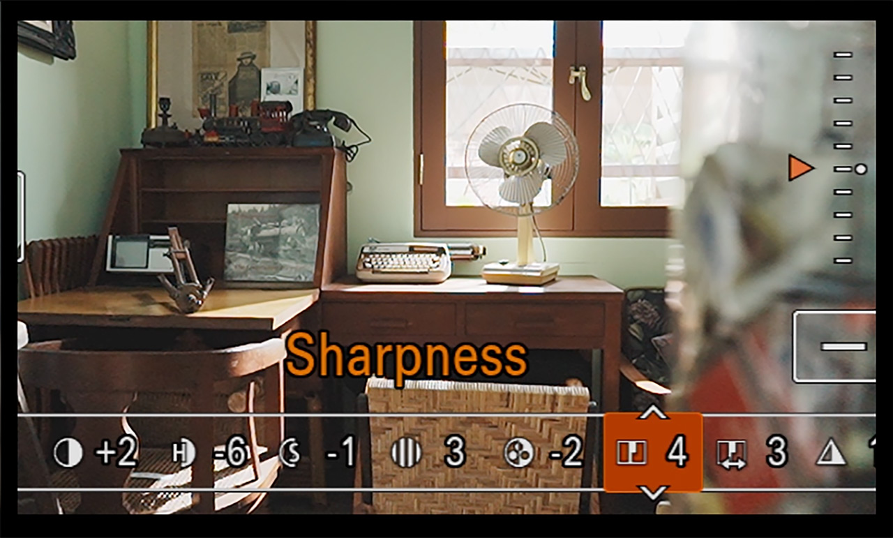 Thay đổi các thông số cho phù hợp với cảnh chụp