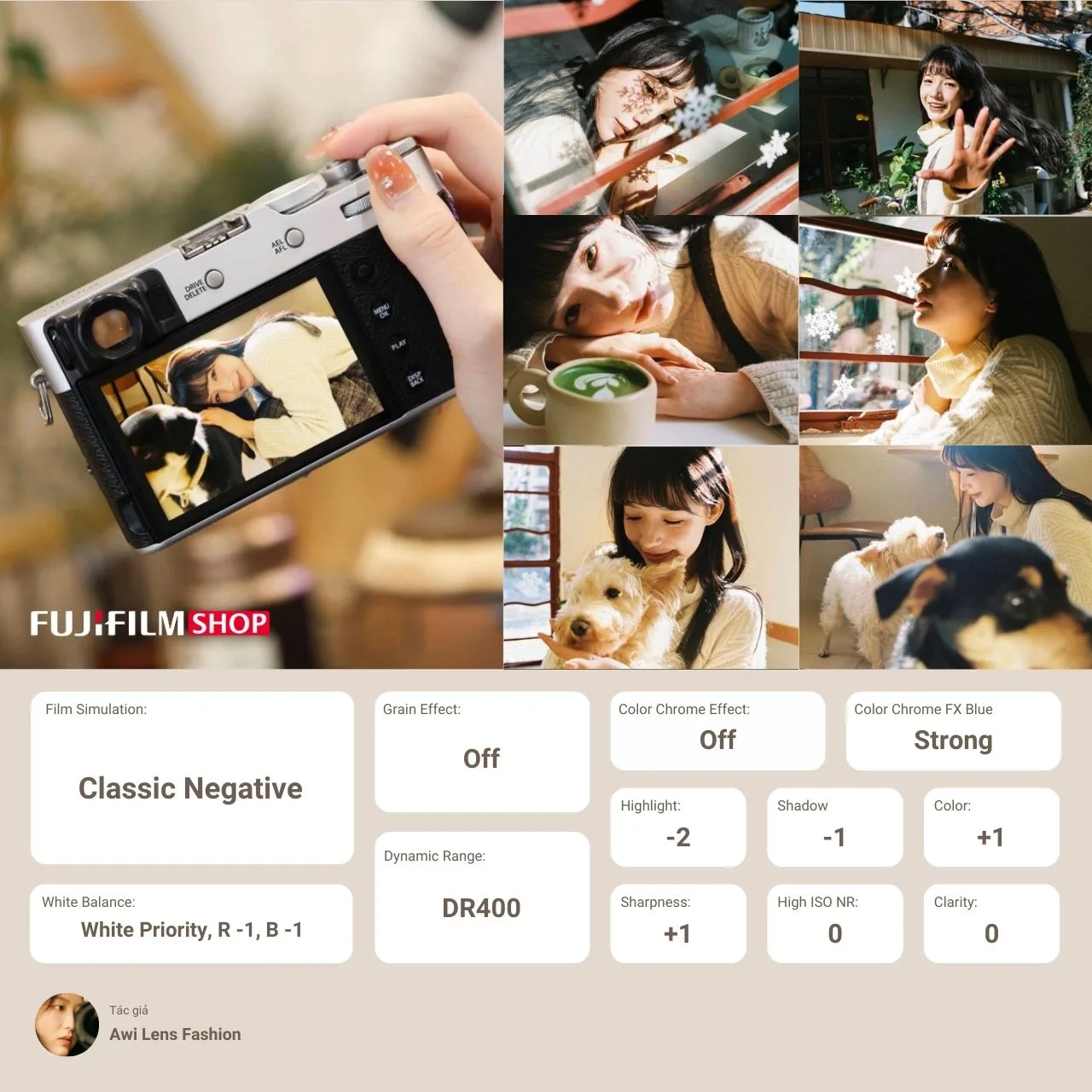 Film Simulation tái hiện màu sắc của các dòng phim cổ điển