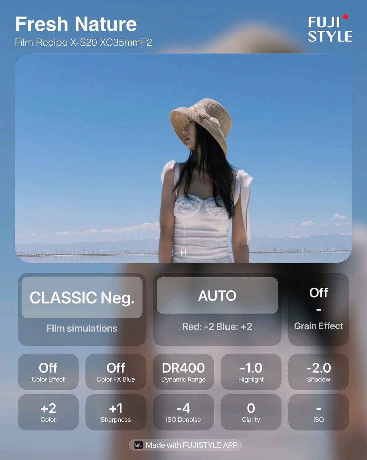 Công thức màu Fujifilm - Fresh Nature