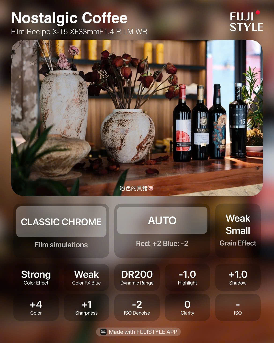 Nostalgic Coffee là một Film Recipe đầy chiều sâu