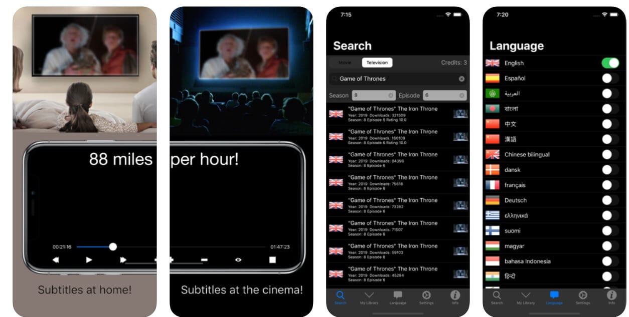 Subtitles Viewer được thiết kế đồng bộ hóa trực tiếp với video bạn đang xem