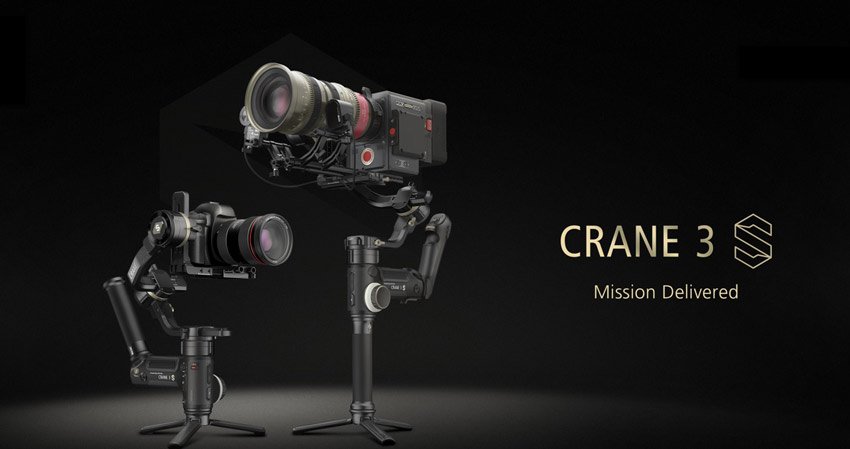 gimbal giá rẻ cho máy ảnh Zhiyun CRANE 3S