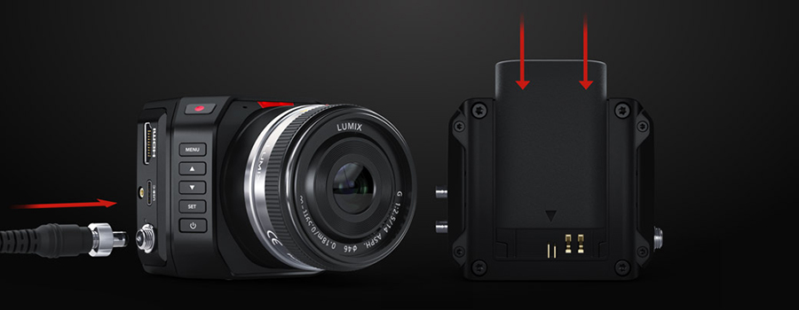 Blackmagic Design không dùng pin độc quyền