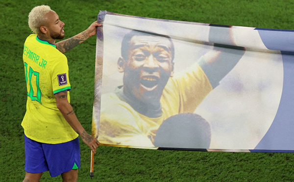 Neymar tri ân đến Pele tại World Cup 2022